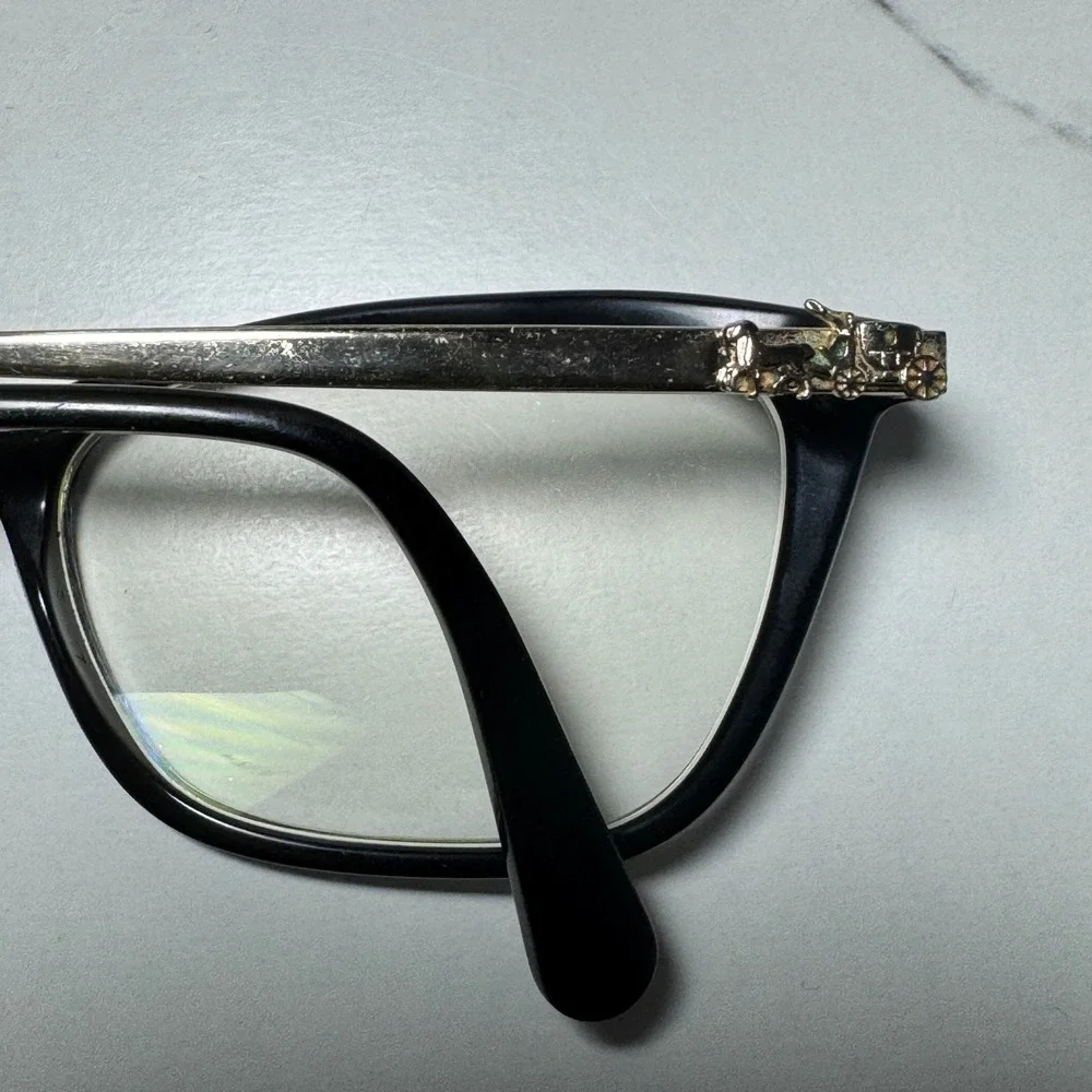 Coach HC6107 Black Gold Horse and Carriage Eyeglasses Frames 54-17-140
